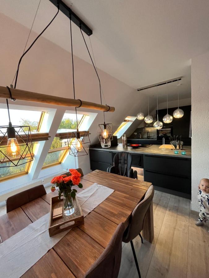 105 Qm Neues Klimatisiertes Appartment Fuer Familien Privater Parkplatz Хемниц Экстерьер фото